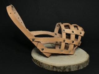 Palkar kožený náhubek pro psy vel. 2 24 cm x 7 cm přírodní (Palkar kožený náhubek pro psy vel. 2 24 cm x 7 cm přírodní)