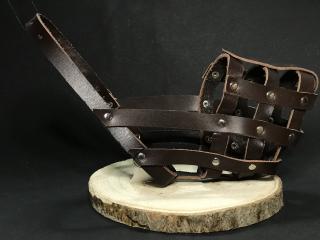Palkar kožený náhubek pro psy vel. 3 28 cm x 8 cm hnědá (Palkar kožený náhubek pro psy vel. 3 28 cm x 8 cm hnědá)