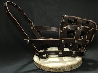 Palkar kožený náhubek pro psy vel. 5 36 cm x 10 cm hnědá (Palkar kožený náhubek pro psy vel. 5 36 cm x 10 cm hnědá)