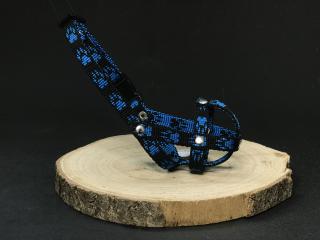 Palkar nylonový náhubek pro psy vel. 0 12 cm x 3 cm černo-modrá (Palkar nylonový náhubek pro psy vel. 0 12 cm x 3 cm černo-modrá)