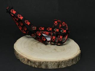 Palkar nylonový náhubek pro psy vel. 0,5 14 cm x 4 cm černo-červená (Palkar nylonový náhubek pro psy vel. 0,5 14 cm x 4 cm černo-červená)
