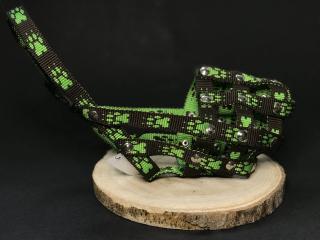 Palkar nylonový náhubek pro psy vel. 2 22 cm x 7,5 cm černo-zelená (Palkar nylonový náhubek pro psy vel. 2 22 cm x 7,5 cm černo-zelená)