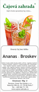 Ananas & Broskev - ovocný čaj ovocný čaj 90g