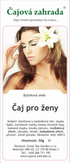 Čaj pro ženy - bylinná směs