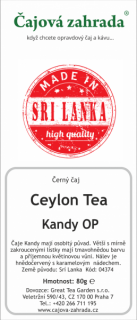 Ceylon Kandy 80g - černý čaj