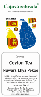 Ceylon Nuwara Eliya Pekoe 80g - černý čaj