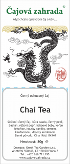 Chai Tea - ajurvédský černý čaj černý čaj 1000g