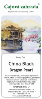 China Black Dragon Pearl - černý čaj