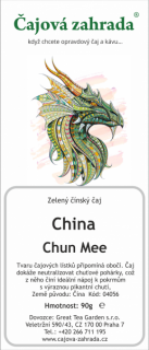 China Chun Mee - zelený čaj zelený čaj 1000g