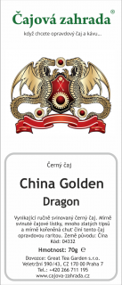 China Golden Dragon - černý čaj černý čaj 1000g
