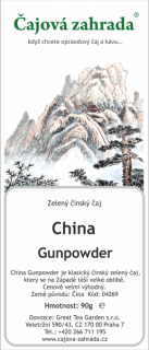 China Gunpowder - zelený čaj zelený čaj 1000g