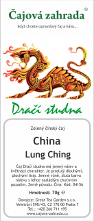 China Lung Ching - zelený čaj zelený čaj 70g