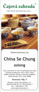 China Oolong Se Chung oolong čaj 500g