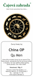 China OP Qu Men - černý čaj černý čaj 90g