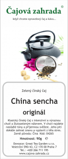 China Sencha - zelený čaj zelený čaj 500g