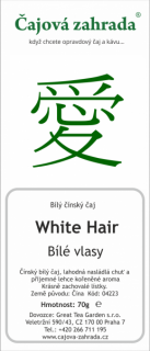 China White Hair - bílý čaj bílý čaj 500g