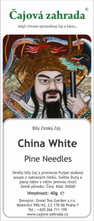 China White Tea Pine Needles - bílý čaj bílý čaj 1000g