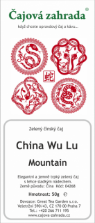 China Wu Lu Mountain - zelený čaj zelený čaj 50g