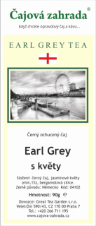 Earl Grey s květy - černý ochucený čaj černý čaj 1000g