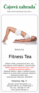 Fitness Tea - bylinná směs