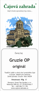 Gruzie OP - černý čaj černý čaj 90g