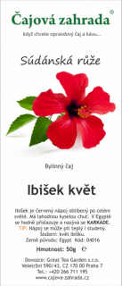 Ibišek květ - bylinný čaj