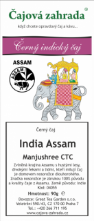 India Assam Manjushree CTC - černý čaj černý čaj 1000g