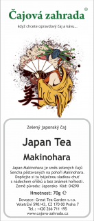 Japan Makinohara - zelený čaj zelený čaj 70g
