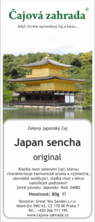 Japan Sencha - zelený čaj zelený čaj 1000g