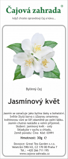 Jasmínový květ - bylinný čaj