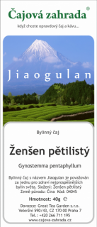 Jiaogulan - Ženšen pětilistý - bylinný čaj