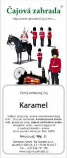 Karamel - černý ochucený čaj černý čaj 1000g