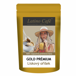 Káva Latino Café Instant GOLD Lískový oříšek Gold instant 100g