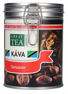 Káva Tanzánie v dóze zrnková 200g