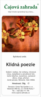 Klidná poezie - bylinná směs