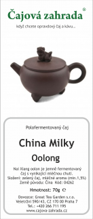 Mléčný oolong - China Nai Xiang oolong čaj 500g