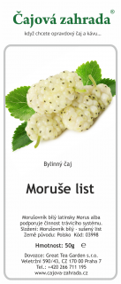 Moruše listy - bylinný čaj