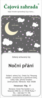 Noční přání - zelený ochucený čaj zelený čaj 1000g