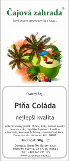 Piňa Colada - ovocný čaj ovocný čaj 1000g