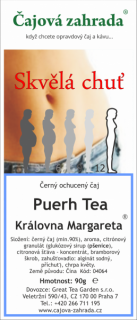 Puerh Tea Královna Margareta ® - černý ochucený čaj černý čaj 1000g