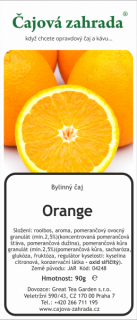 Rooibos Orange - Pomeranč rooibos čaj 1000g