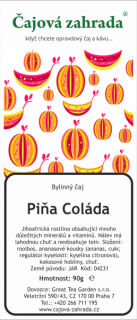 Rooibos Piňa colada rooibos čaj 1000g