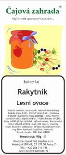 Rooibos Rakytník & Lesní ovoce rooibos čaj 1000g