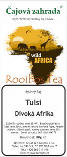 Rooibos Tulsi & Divoká Afrika rooibos čaj 1000g