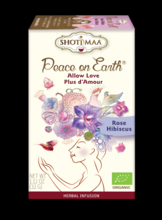 SHOTI MAA Piece on Earth® - Allow Love/Růže & Ibišek - Yogi čaj
