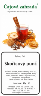 Skořicový punč - skořicový čaj rooibos čaj 500g