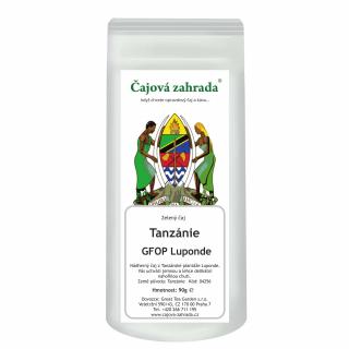Tanzánie Luponde - zelený čaj zelený čaj 1000g