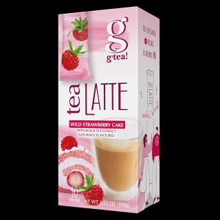 Tea Latte Lesní jahoda & Sušenky - černý čaj Celé balení 100g