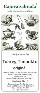 Tuareg Timbuktu - zelený ochucený čaj zelený čaj 500g