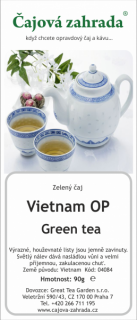 Vietnam OP Green - zelený čaj zelený čaj 1000g